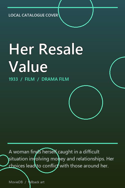 Her Resale Value poster