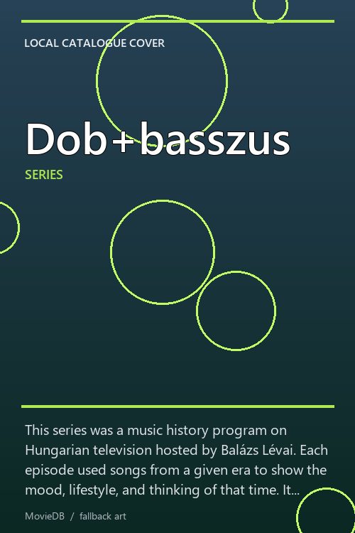 Dob+basszus poster