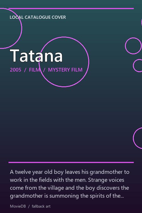 Tatana poster