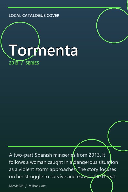 Tormenta poster