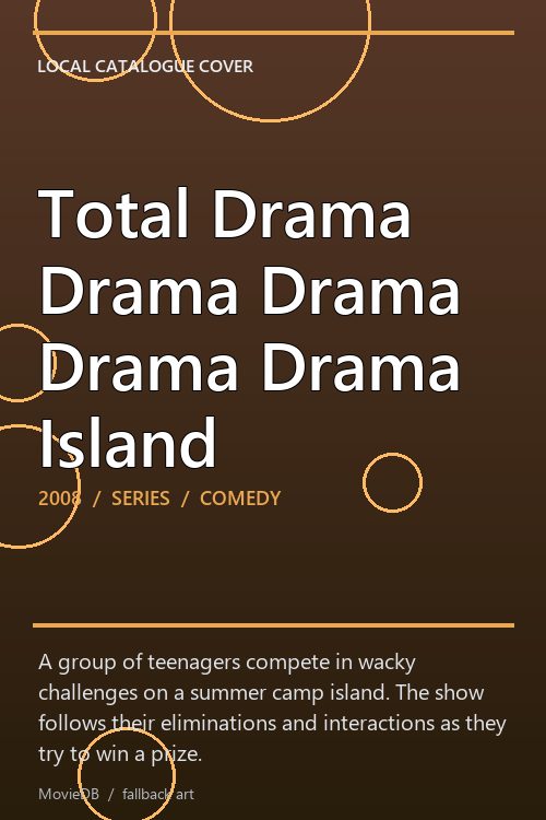 Total Drama Drama Drama Drama Drama Island poster