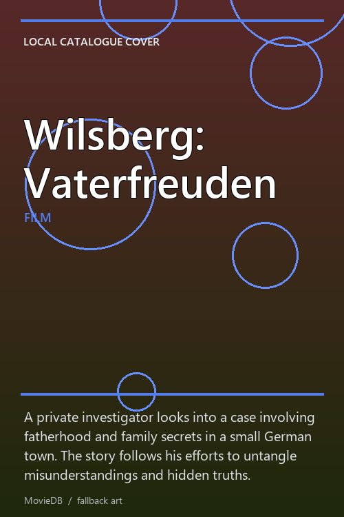 Wilsberg: Vaterfreuden poster