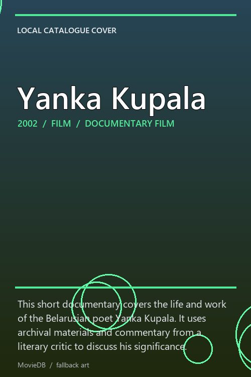 Yanka Kupala poster