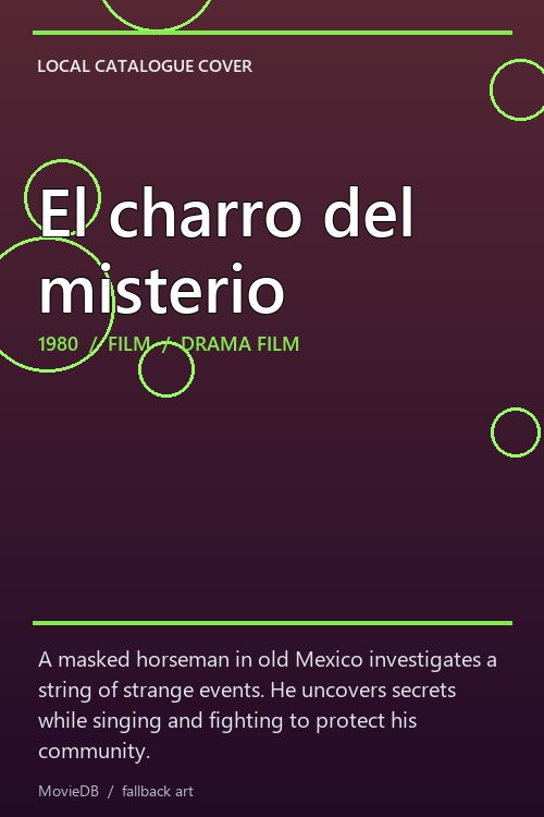 El charro del misterio poster