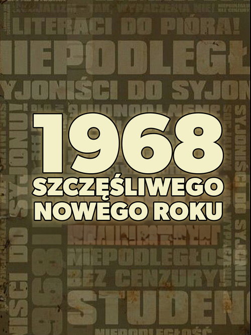 Happy New Year 1968 poster