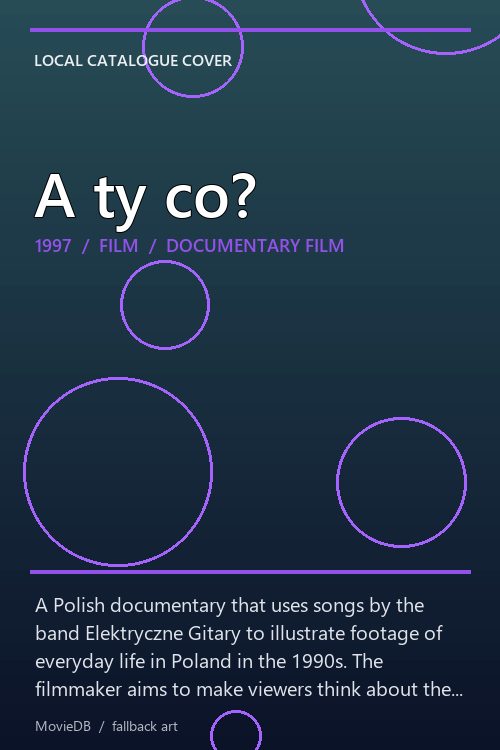 A ty co? poster