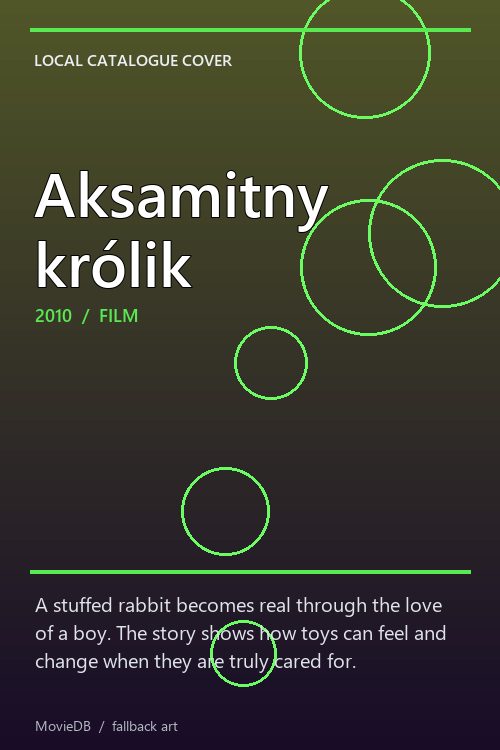 Aksamitny królik poster
