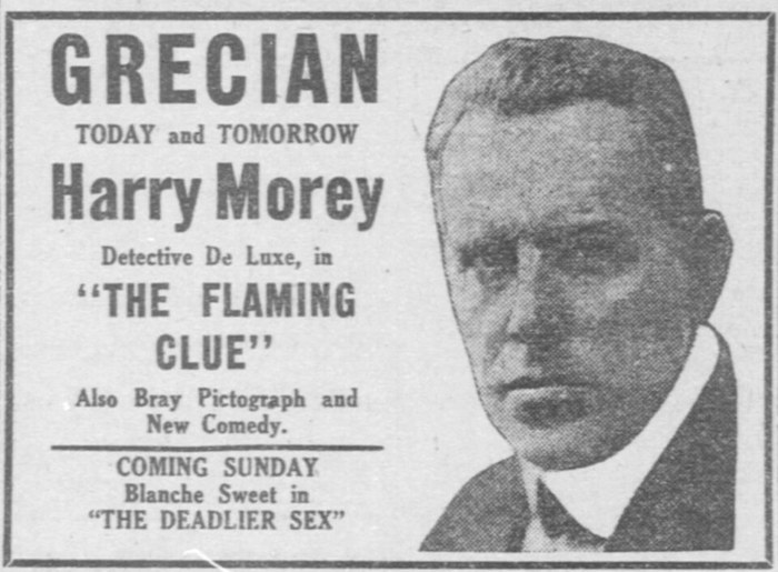 The Flaming Clue poster