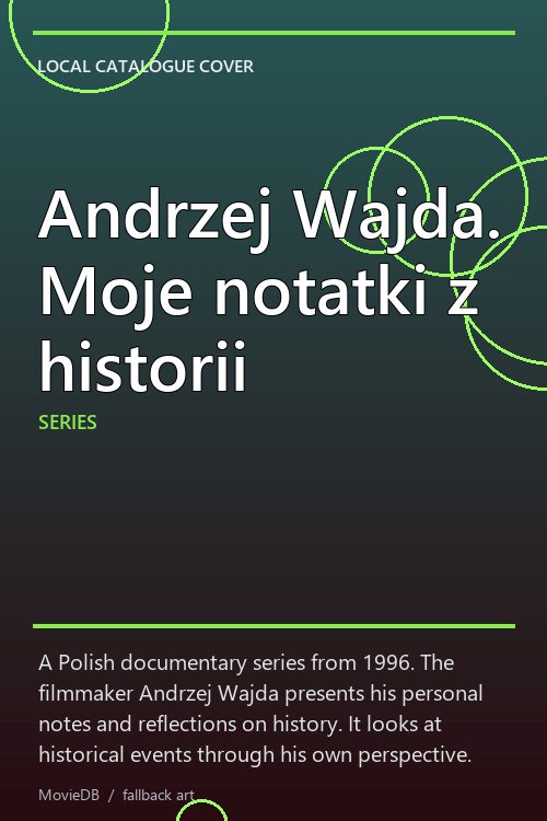 Andrzej Wajda. Moje notatki z historii poster
