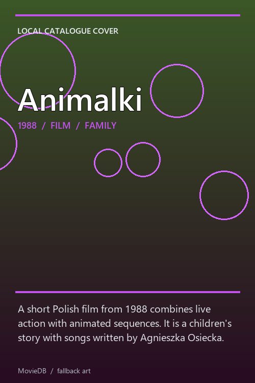 Animalki poster
