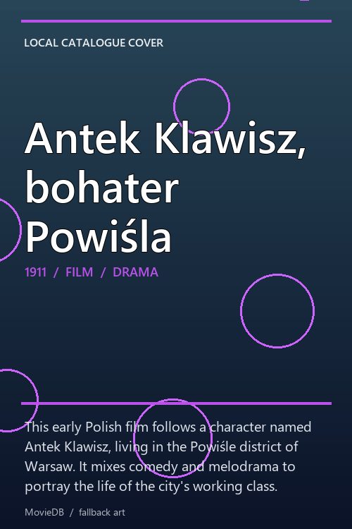 Antek Klawisz, bohater Powiśla poster