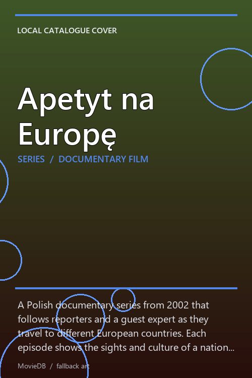 Apetyt na Europę poster