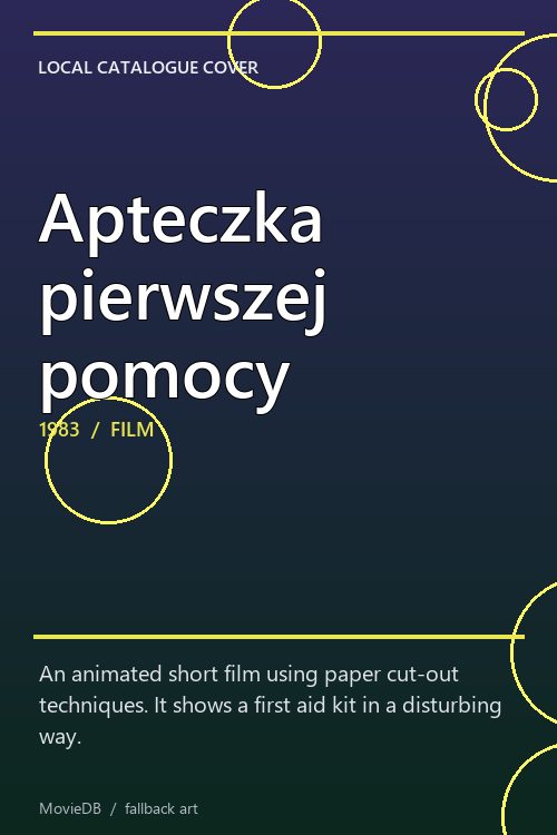 Apteczka pierwszej pomocy poster