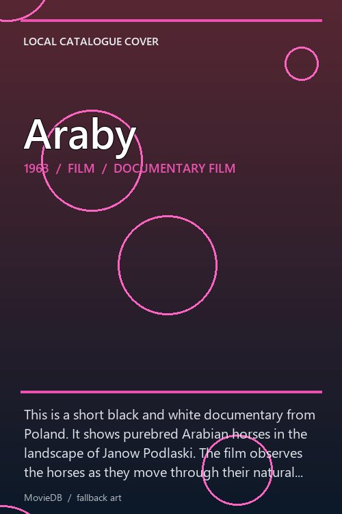 Araby poster