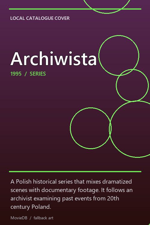 Archiwista poster