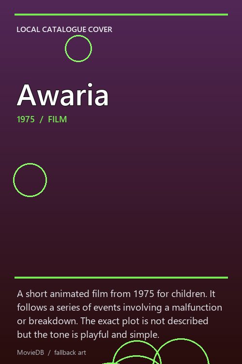Awaria poster