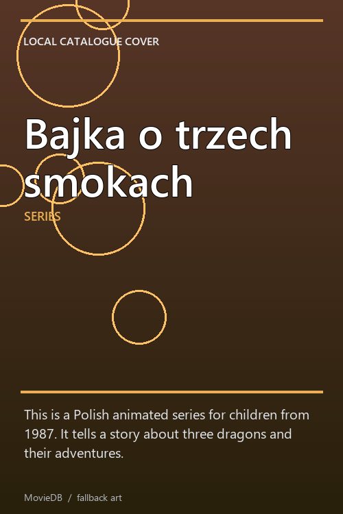 Bajka o trzech smokach poster