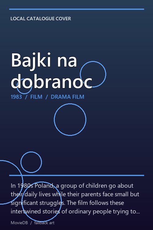 Bajki na dobranoc poster