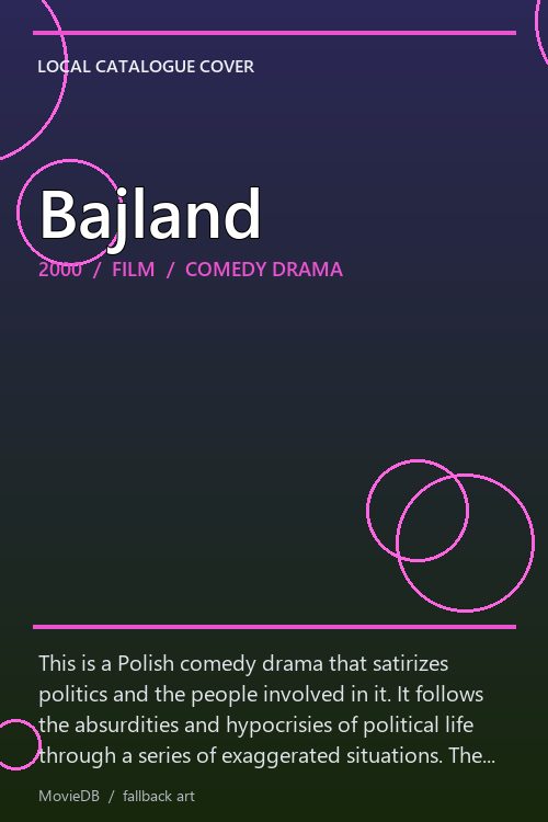 Bajland poster