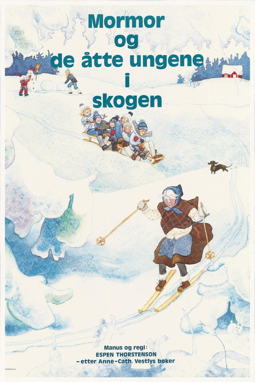Mormor og de åtte ungene i skogen poster