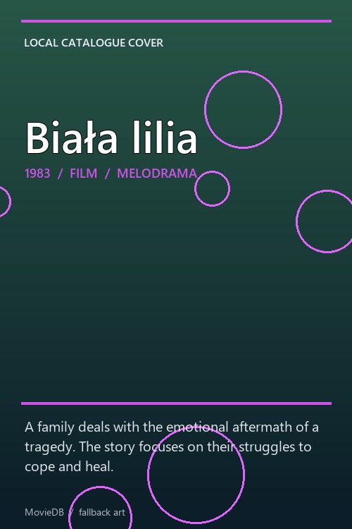 Biała lilia poster