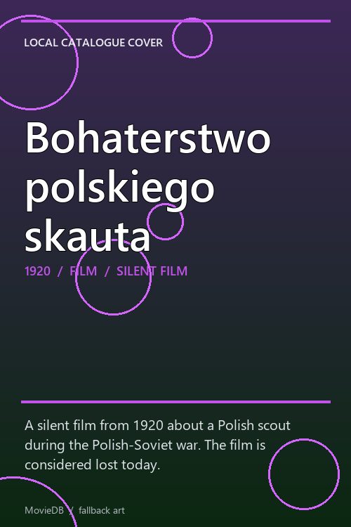 Bohaterstwo polskiego skauta poster