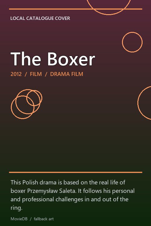 The Boxer poster
