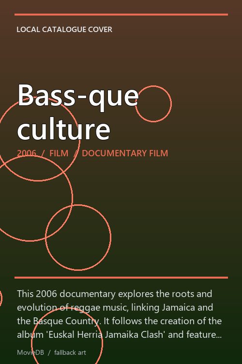 Bass-que culture poster