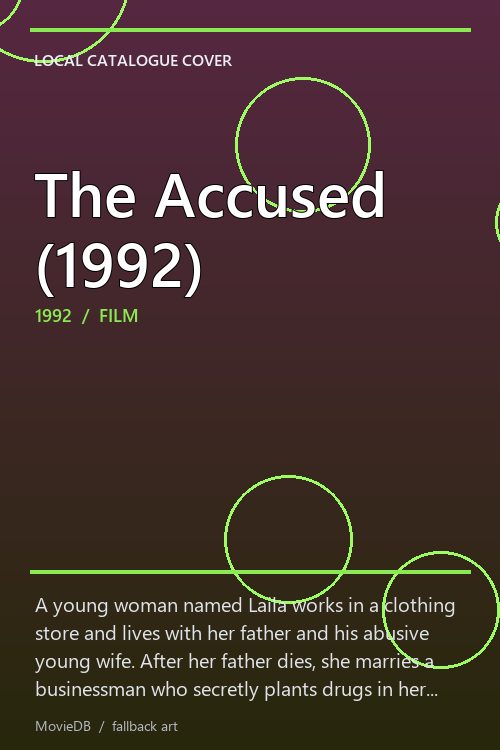 The Accused (1992) poster
