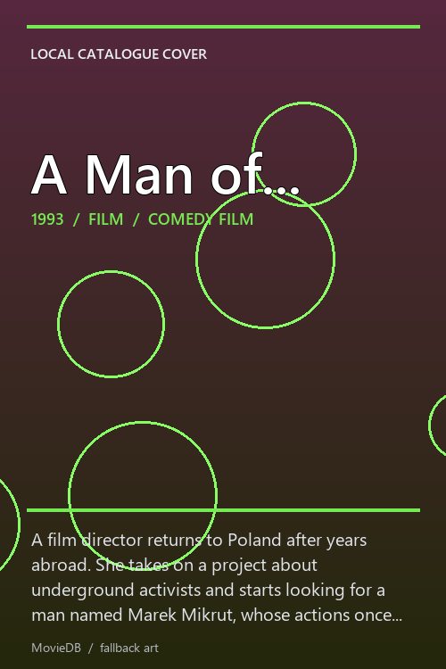 A Man of... poster