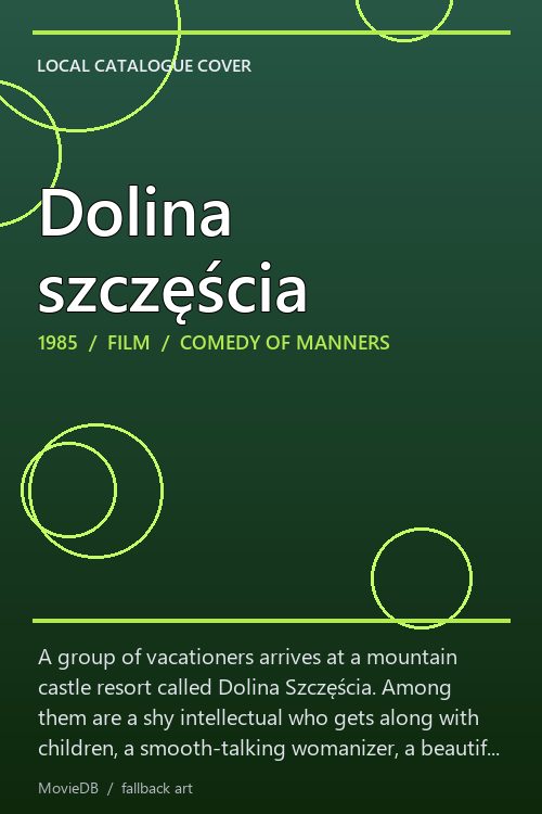 Dolina szczęścia poster