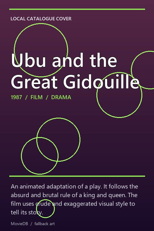 Ubu and the Great Gidouille poster
