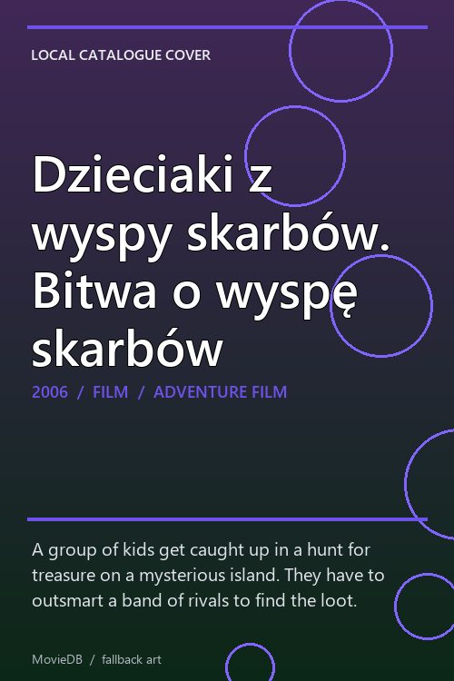 Dzieciaki z wyspy skarbów. Bitwa o wyspę skarbów poster