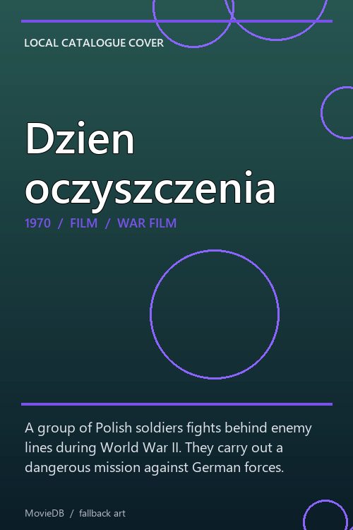 Dzien oczyszczenia poster