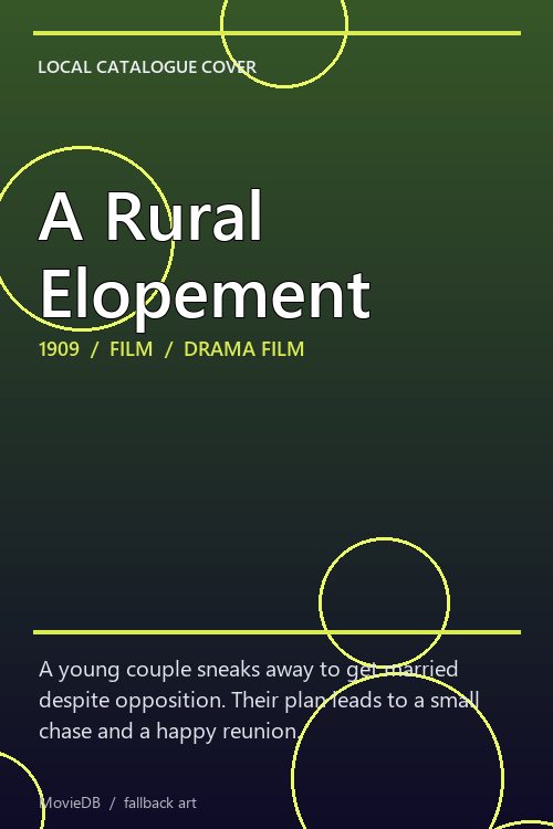 A Rural Elopement poster