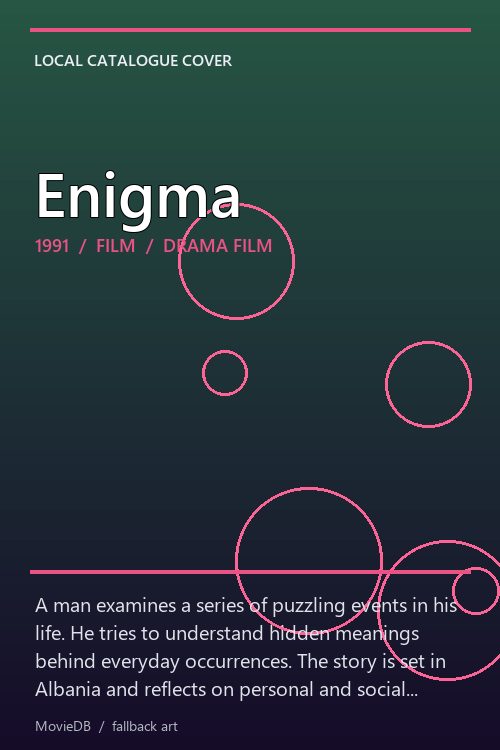 Enigma poster