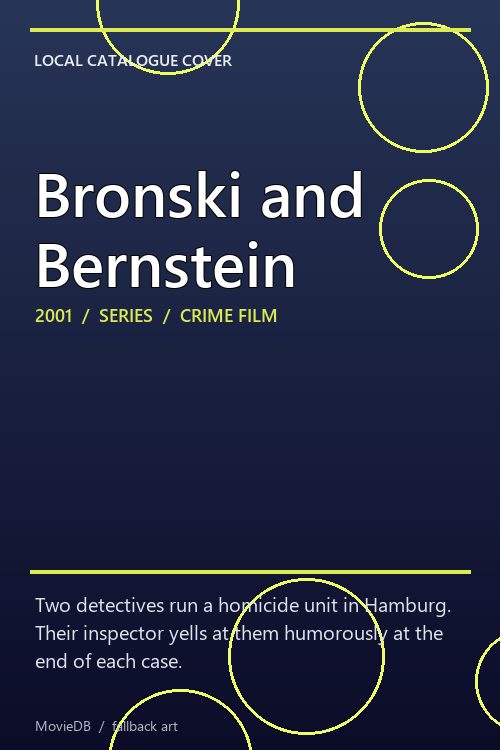Bronski and Bernstein poster