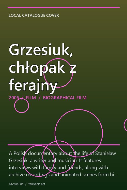 Grzesiuk, chłopak z ferajny poster