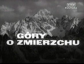 Góry o zmierzchu poster