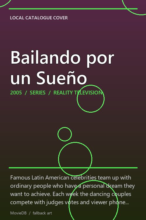 Bailando por un Sueño poster