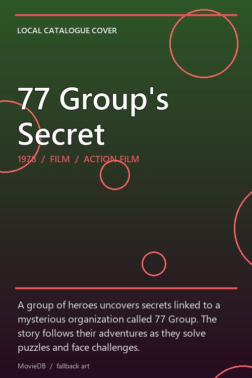77 Group's Secret poster