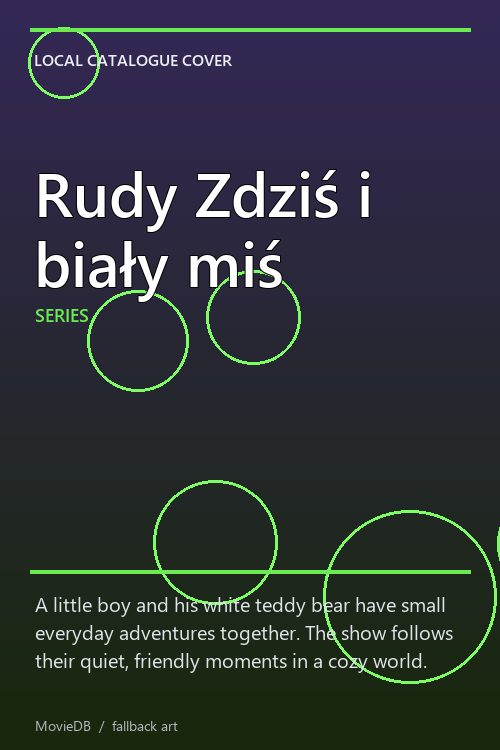 Rudy Zdziś i biały miś poster