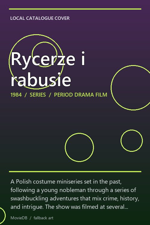 Rycerze i rabusie poster
