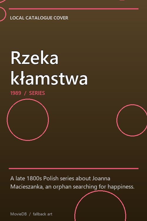 Rzeka kłamstwa poster