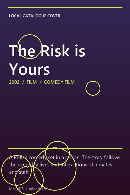 The Risk is Yours poster