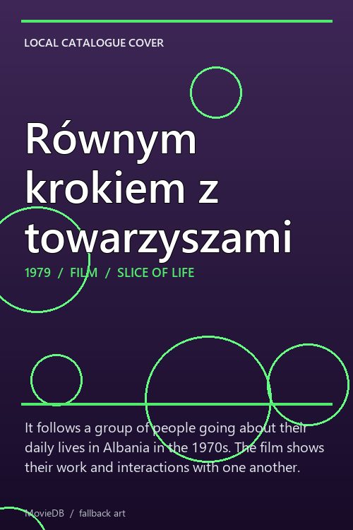 Równym krokiem z towarzyszami poster