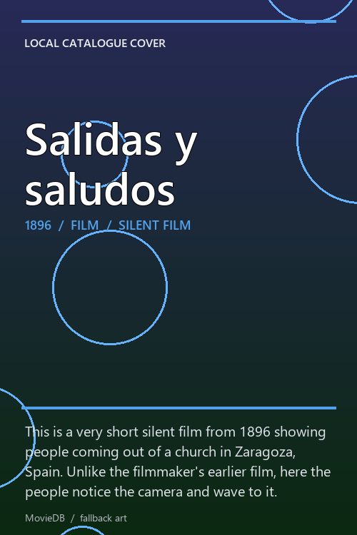 Salidas y saludos poster