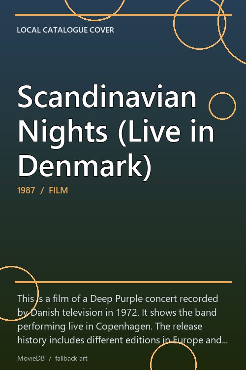 Scandinavian Nights (Live in Denmark) poster