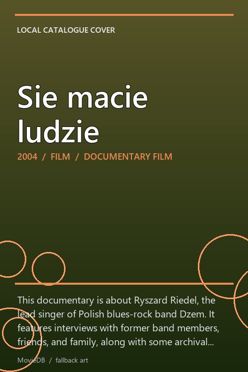 Sie macie ludzie poster