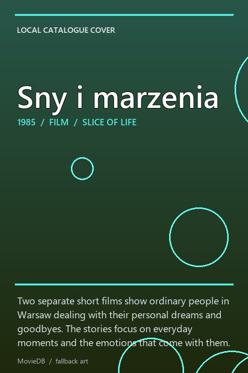 Sny i marzenia poster